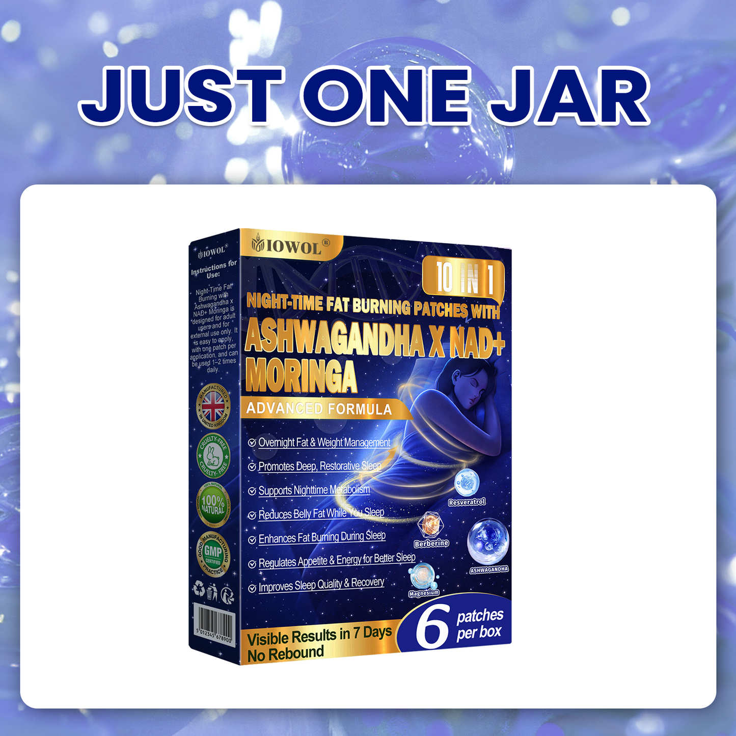 🔥 Want faster results? Add this 80% OFF to accelerate your progress. IOWOL® NIGHT-TIME FAT BURNING PATCHES! ZERO PILLS & ZERO WASTE & ZERO STRUGGLE & 100% RESULTS.