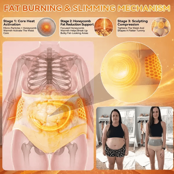 CUSIJAS® Moringa & Berberine 4-In-1 Micro-Particle Sculpting & Fat-Burn Shorts