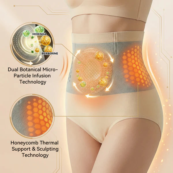 CUSIJAS® Moringa & Berberine 4-In-1 Micro-Particle Sculpting & Fat-Burn Shorts