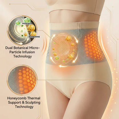 CUSIJAS® Moringa & Berberine 4-In-1 Micro-Particle Sculpting & Fat-Burn Shorts